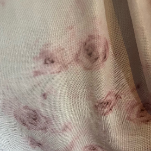 PINK ROSE PRINT MAXI DRESS - Picture 2 of 2